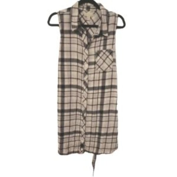 Plaid Button Down Dress - Picture 1 of 5